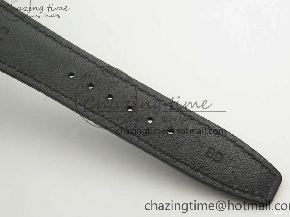 MIROTIME 0510 Efficient Portuguese Tourbillon IW5463 SS ZF Best Edition White Dial on Black Leather Strap 7170
